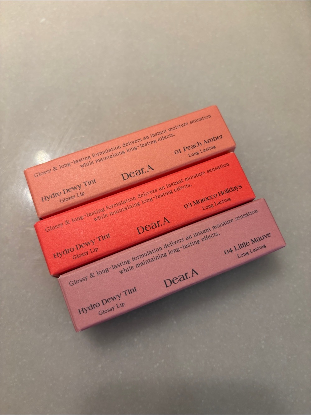 Dear.A Hydro Dewy Tint Trio